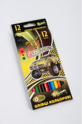 Олівці 12 кольорів